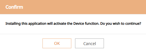 Confirm the installation of the Genetec Security Center SaaS Connector application.