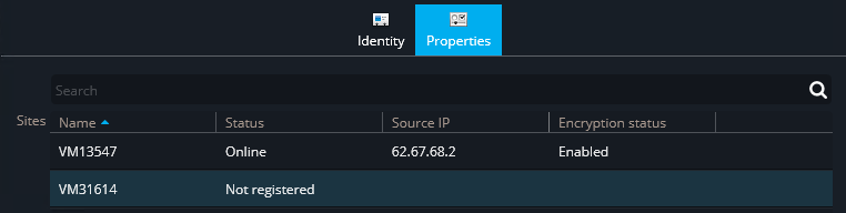 System task in Genetec Configuration desktop showing the Reverse Tunnel Server role Properties tab .